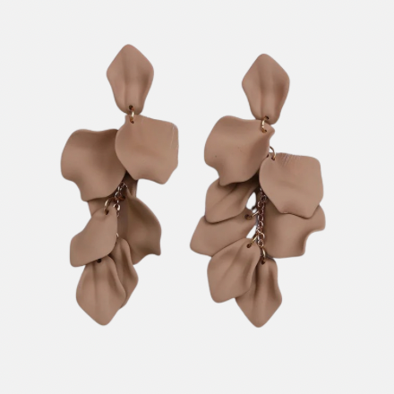 Taupe Dancing Petals