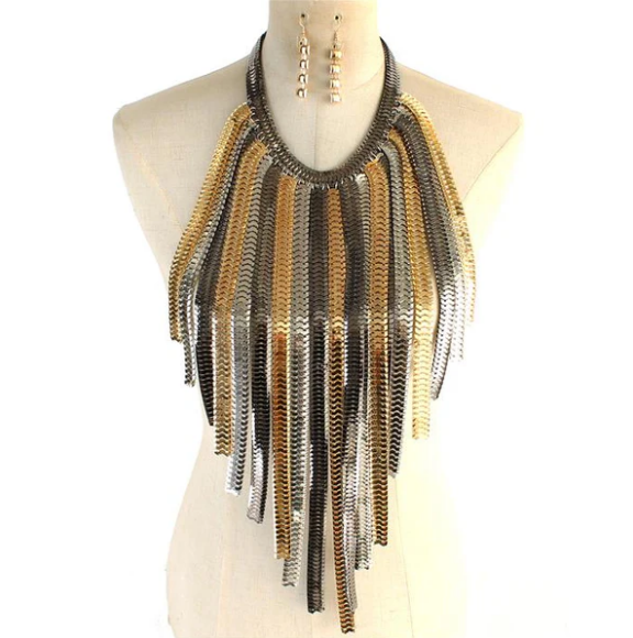 Multi Metallic Necklace