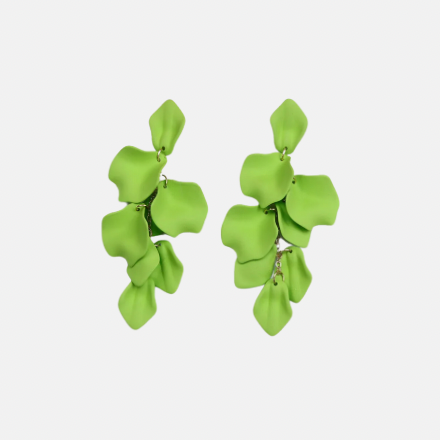 Lime Green Dancing Petals