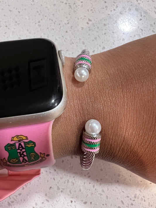 Pretty Pearl Textured Cable Bracelet