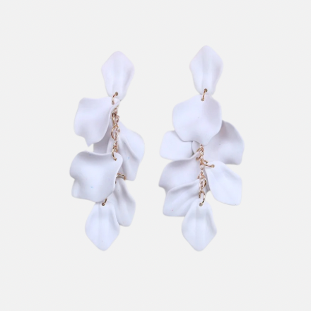 Pure White Dancing Petals