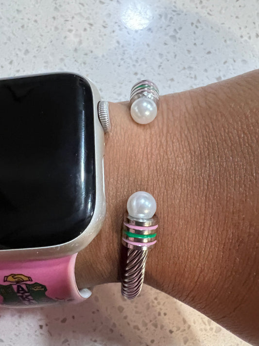 Pretty Pearl Cable Bracelet