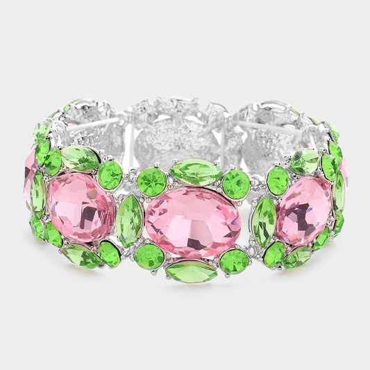 Pretty Ovals Stretch Bracelet
