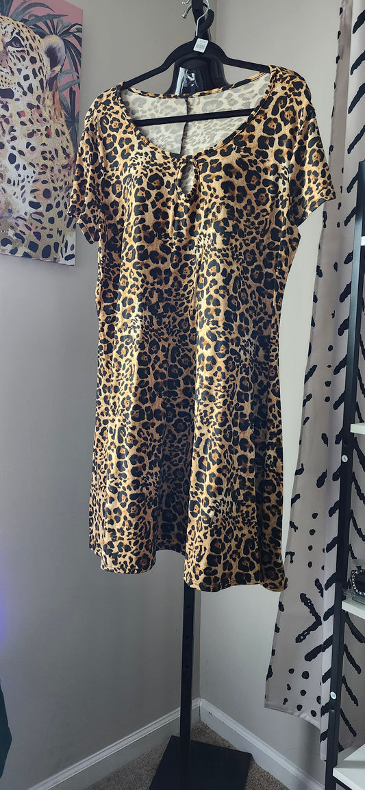 1X Leopard Dress